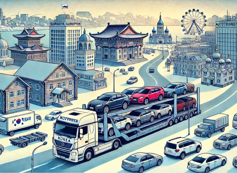Доставка автомобилей в Иркутск из Кореи